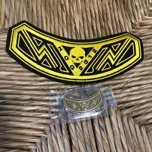 Harley-Davidson HOG 2012 Rocker Patch & Pin Set